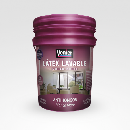 Látex rosa lavable interior exterior Venier|Envío Gratis|Almafuerte Pintureria