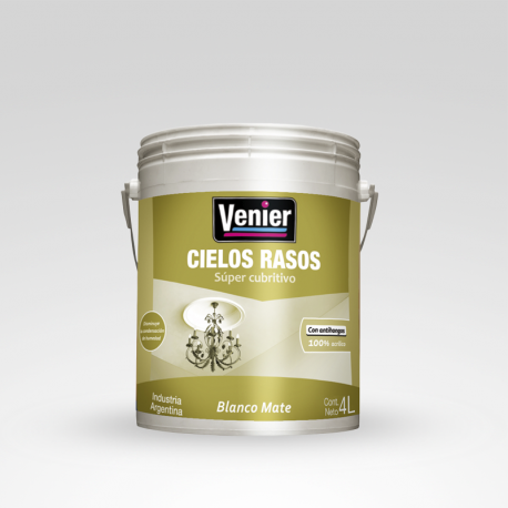 Látex cielorrasos Venier|Envío Gratis|Almafuerte Pintureria