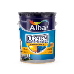 Látex Acrílico Lavable Exterior Duralba Alba|Envío Gratis|Almafuerte Pintureria