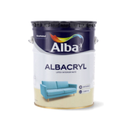 Látex Interior Albacryl Alba|Envío Gratis|Almafuerte Pintureria