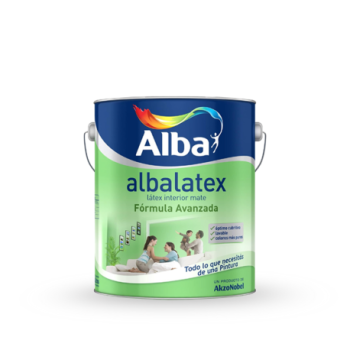 Látex Interior Lavable Albatex Alba|Envío Gratis|Almafuerte Pintureria