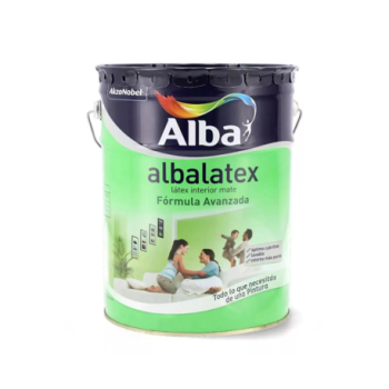 Látex Interior Lavable Albatex Alba|Envío Gratis|Almafuerte Pintureria