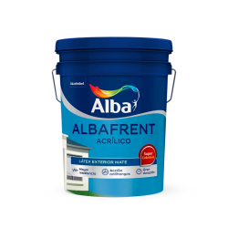 Látex Acrílico Lavable Exterior Albafrent Alba|Envío Gratis|Almafuerte Pintureria