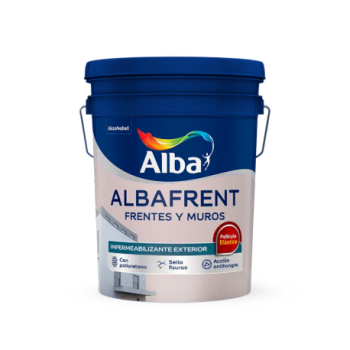 Frentes y Muros Albafrent Impermeable Alba|Envío Gratis|Almafuerte Pintureria