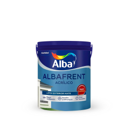 Látex Acrílico Lavable Exterior Albafrent Alba|Envío Gratis|Almafuerte Pintureria