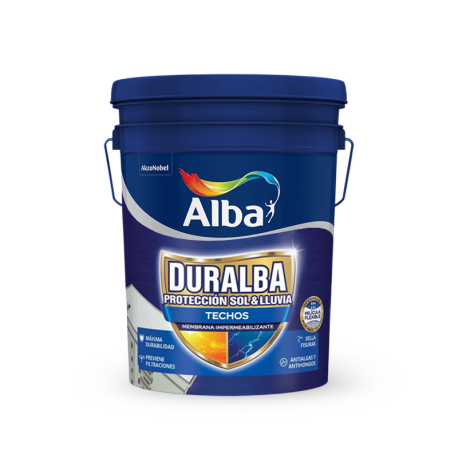 Techos Duralba Impermeable Alba|Envío Gratis|Almafuerte Pintureria