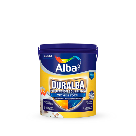 Techos Total Duralba Impermeable Alba|Envío Gratis|Almafuerte Pintureria