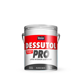 Látex dessutol interior exterior Venier|Envío Gratis|Almafuerte Pintureria