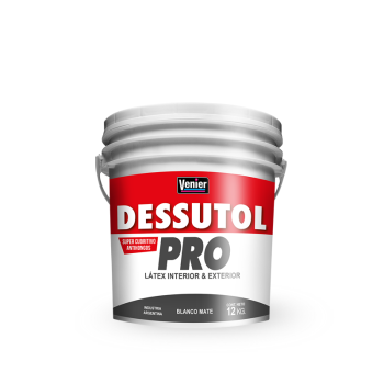 Látex dessutol interior exterior Venier|Envío Gratis|Almafuerte Pintureria