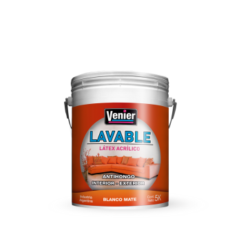 Látex rosa lavable interior exterior Venier|Envío Gratis|Almafuerte Pintureria